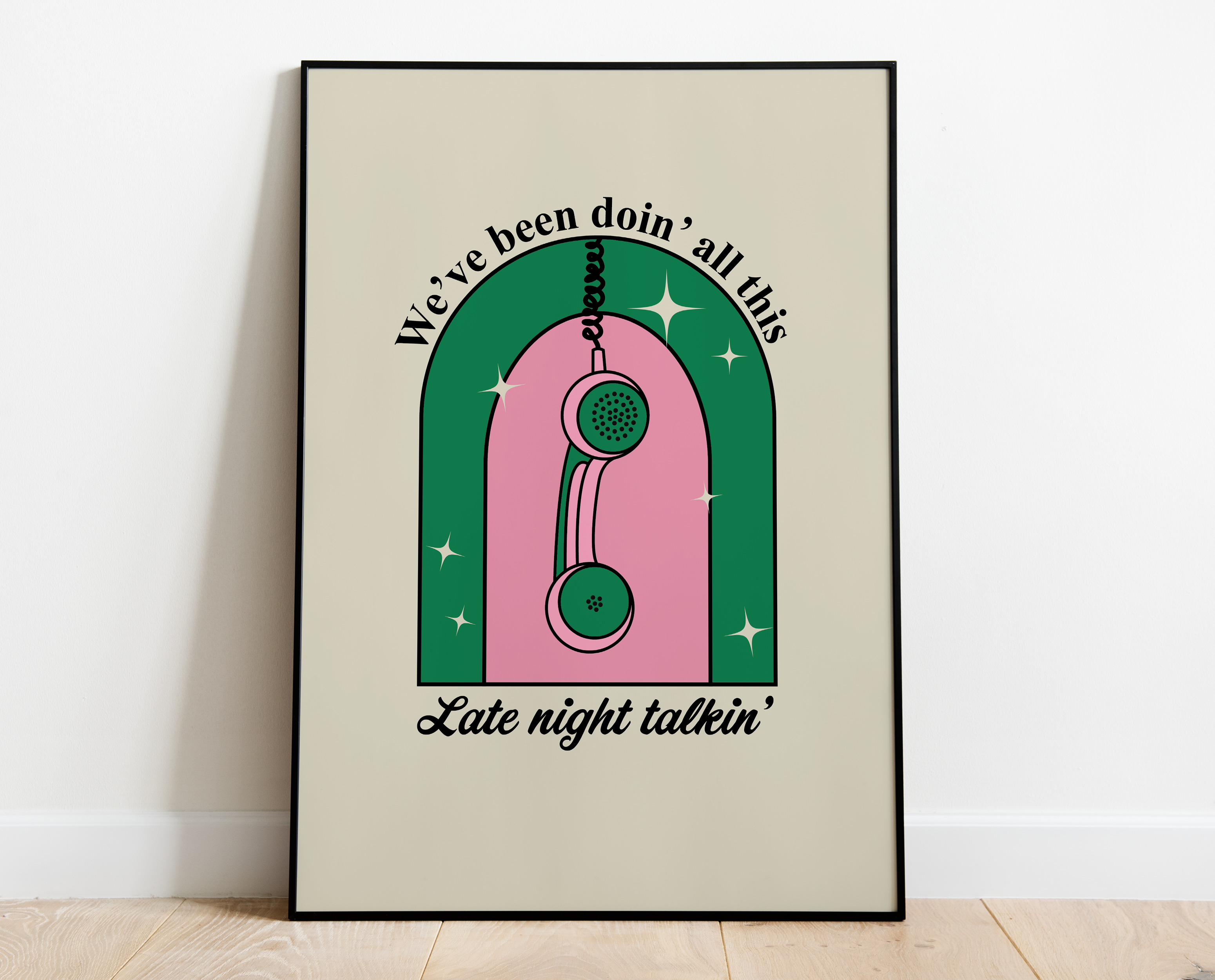Late Night Talking Print