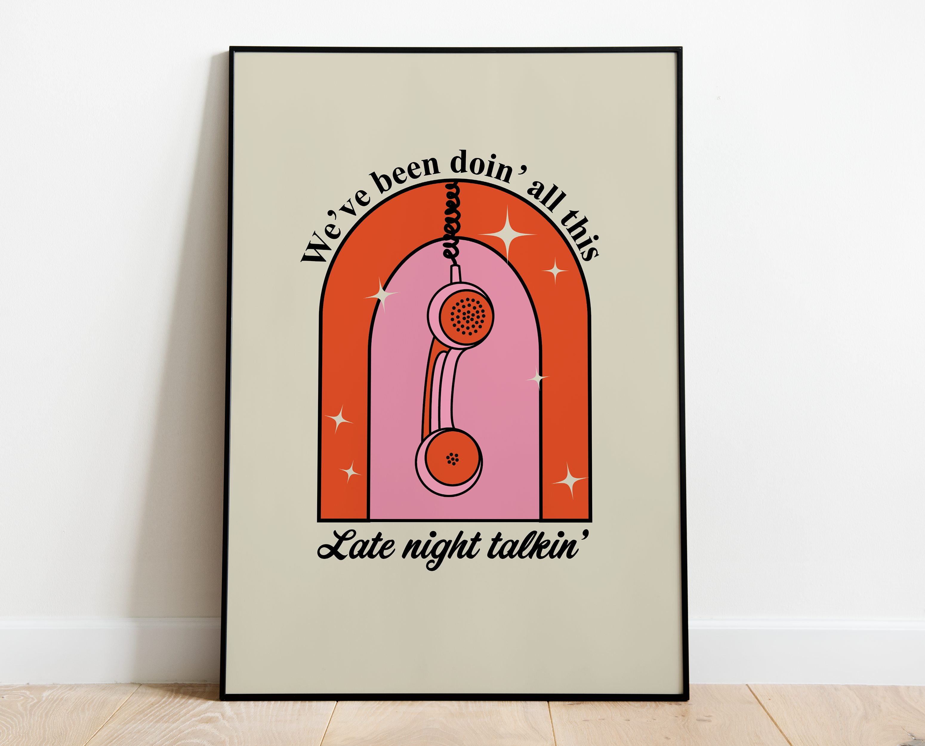 Late Night Talking Print