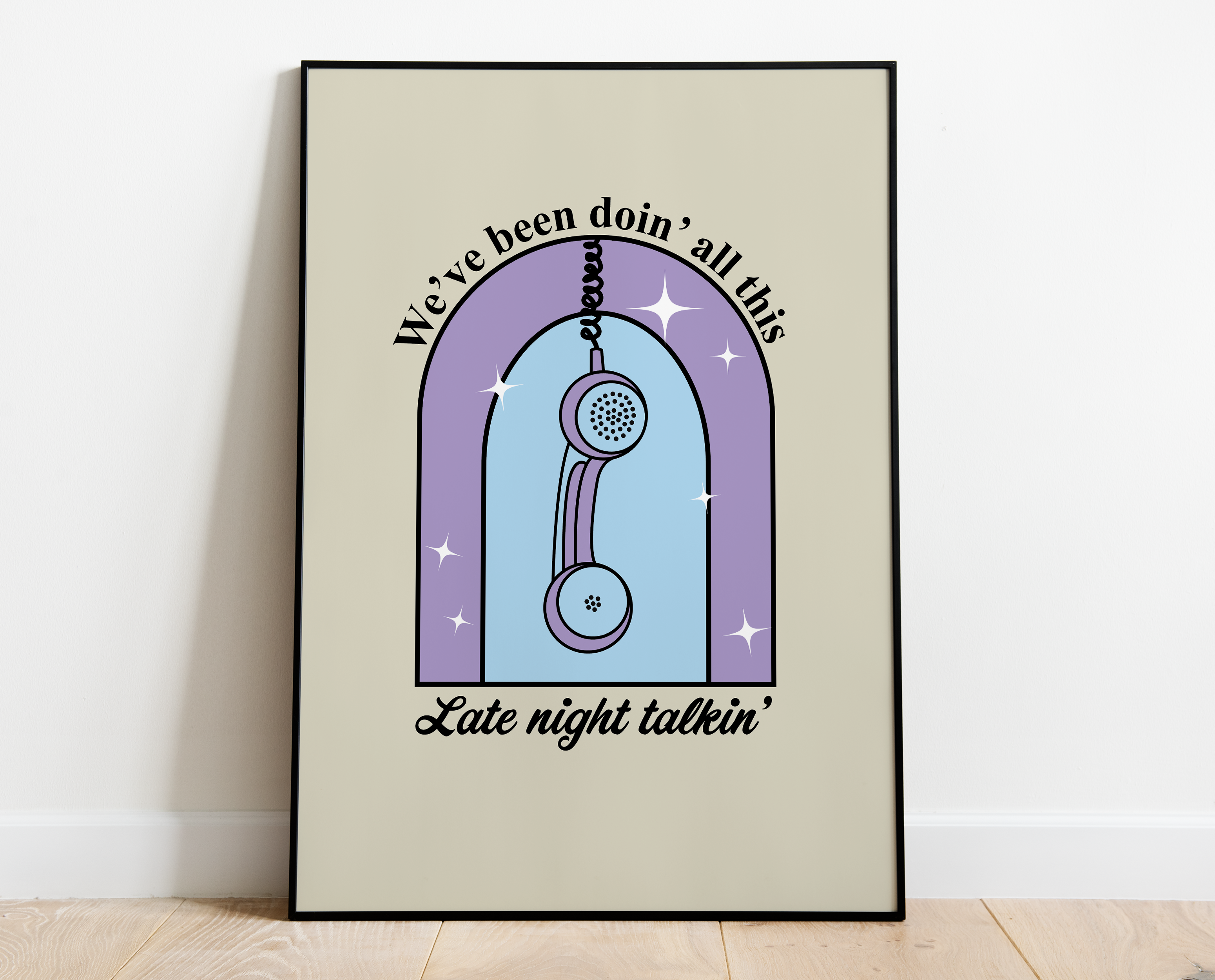 Late Night Talking Print