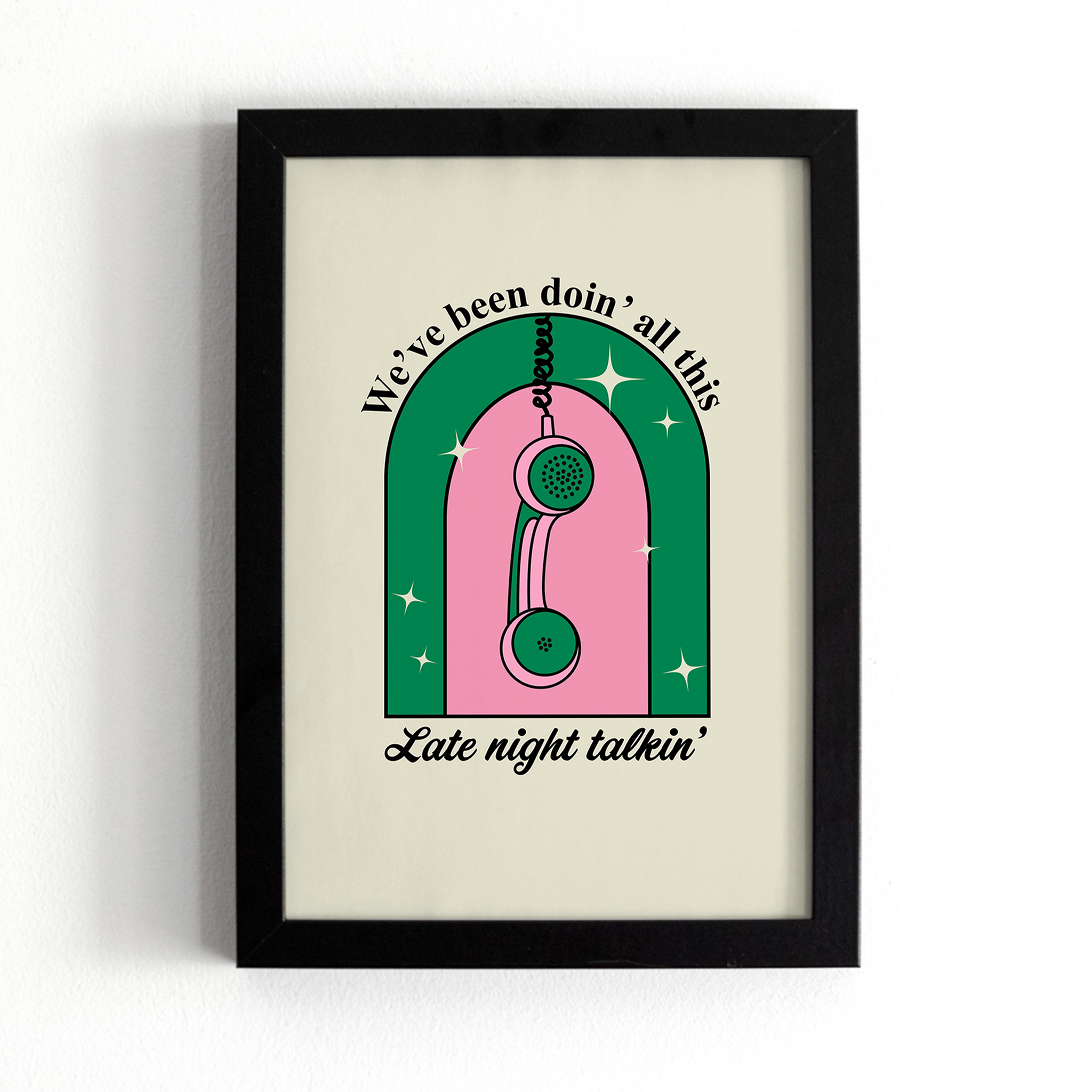 Late Night Talking Print
