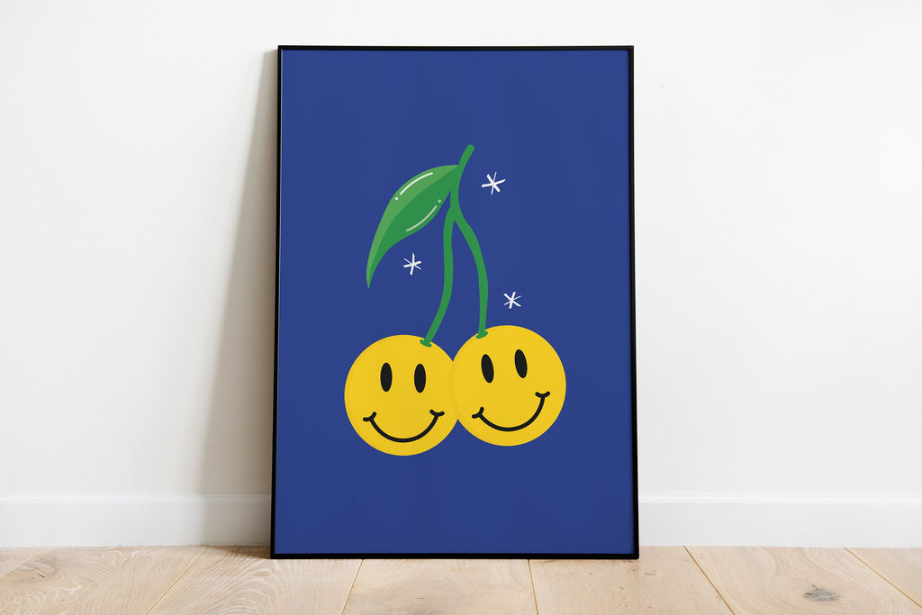 Smiling Cherries Print